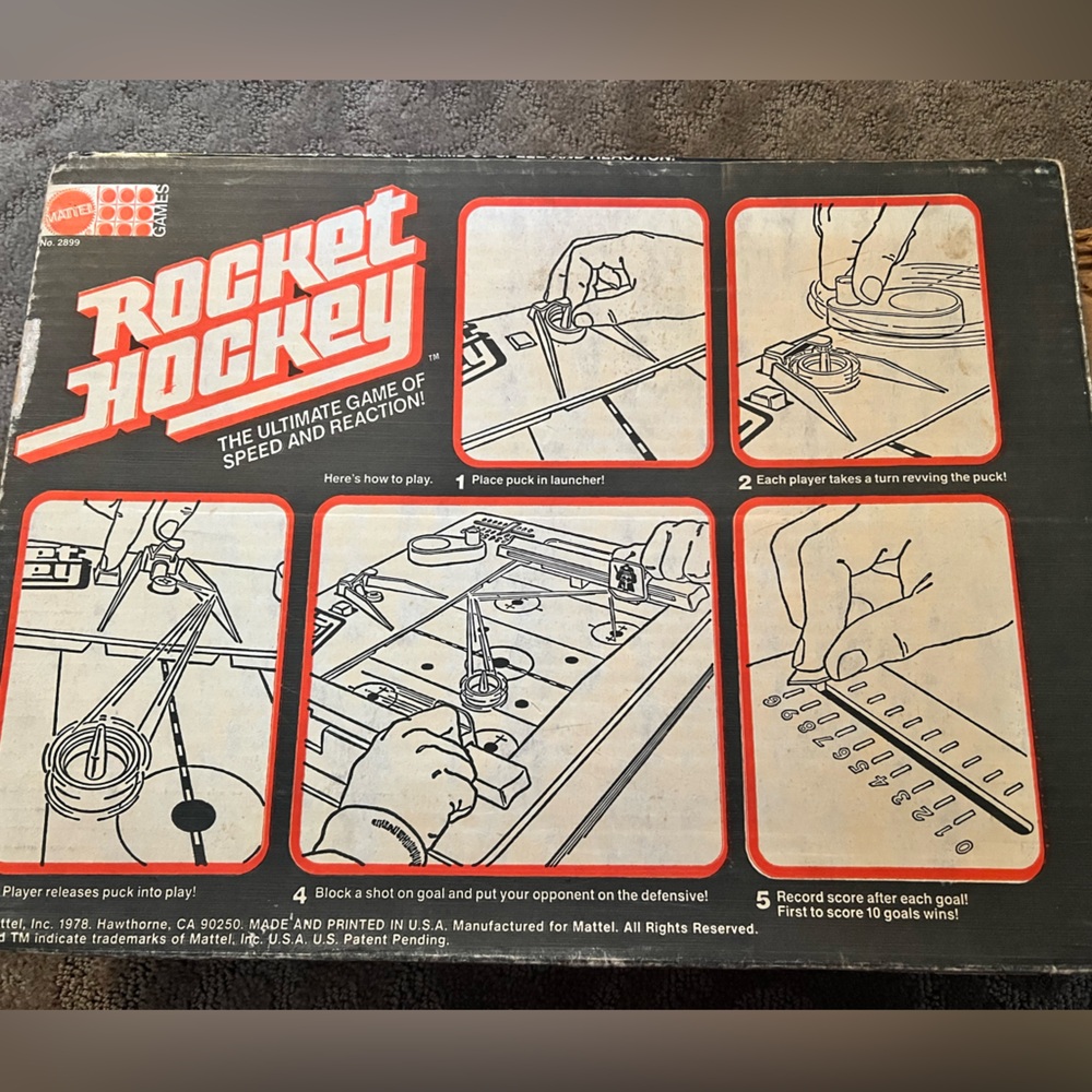 Rocket Hockey game